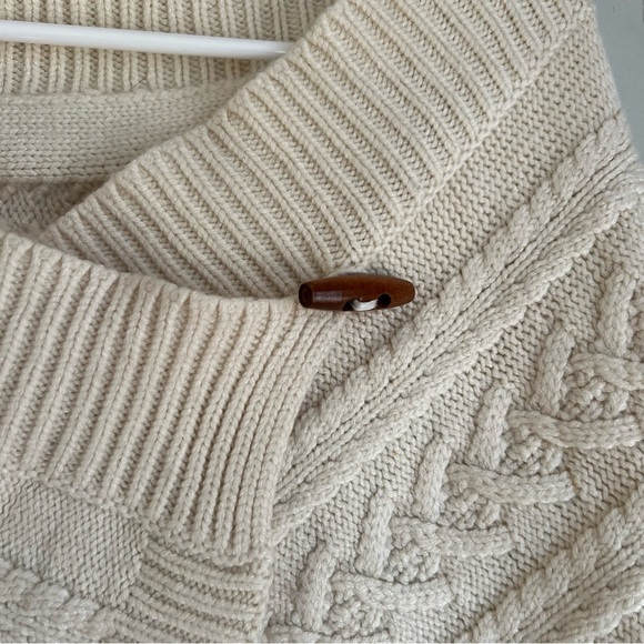 Vintage Y2K Jimmy’Z Surf Co Cable Knit Wrap Shawl - Picture 2 of 4